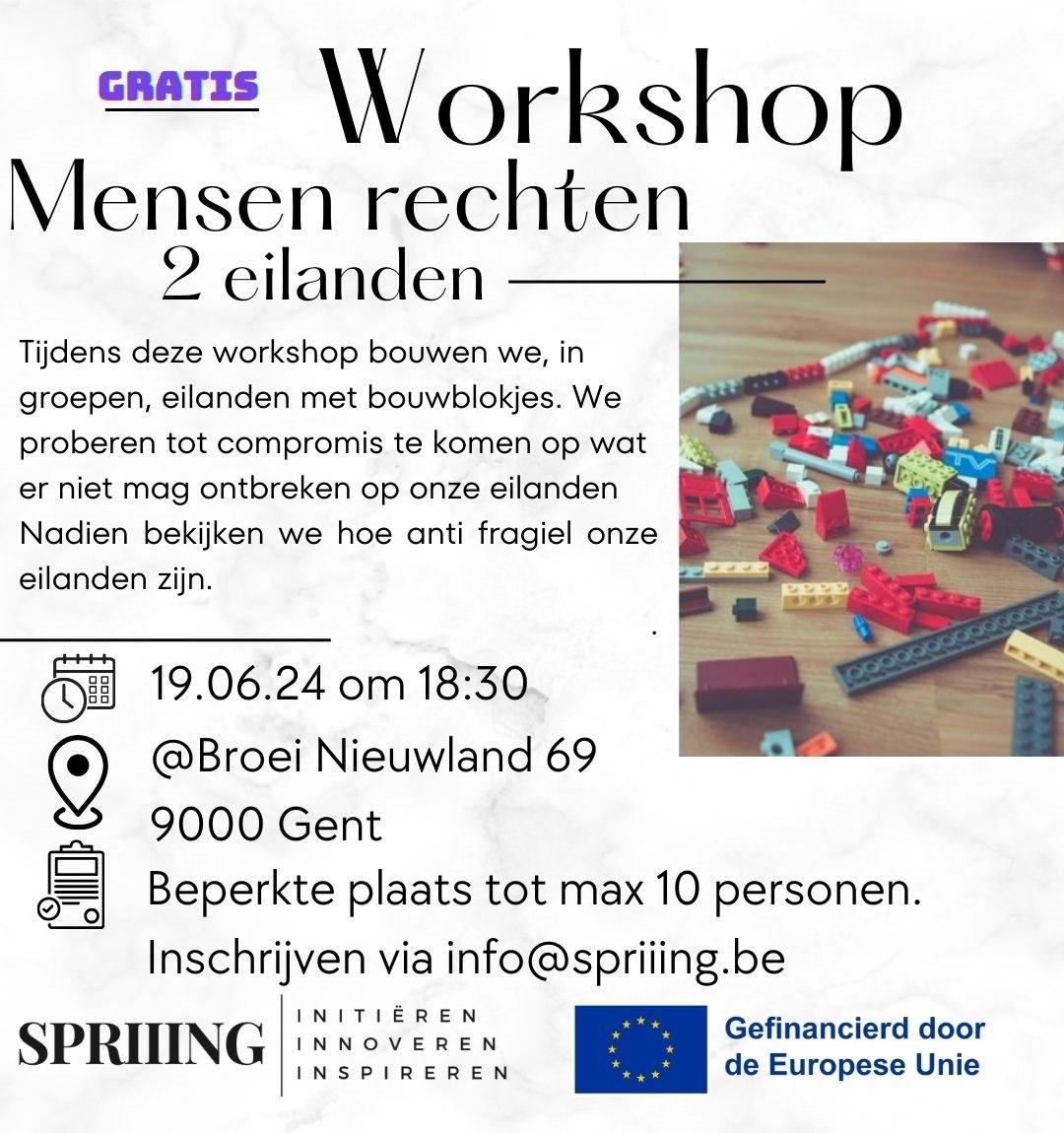 Mensenrechten workshop: 2 eilanden