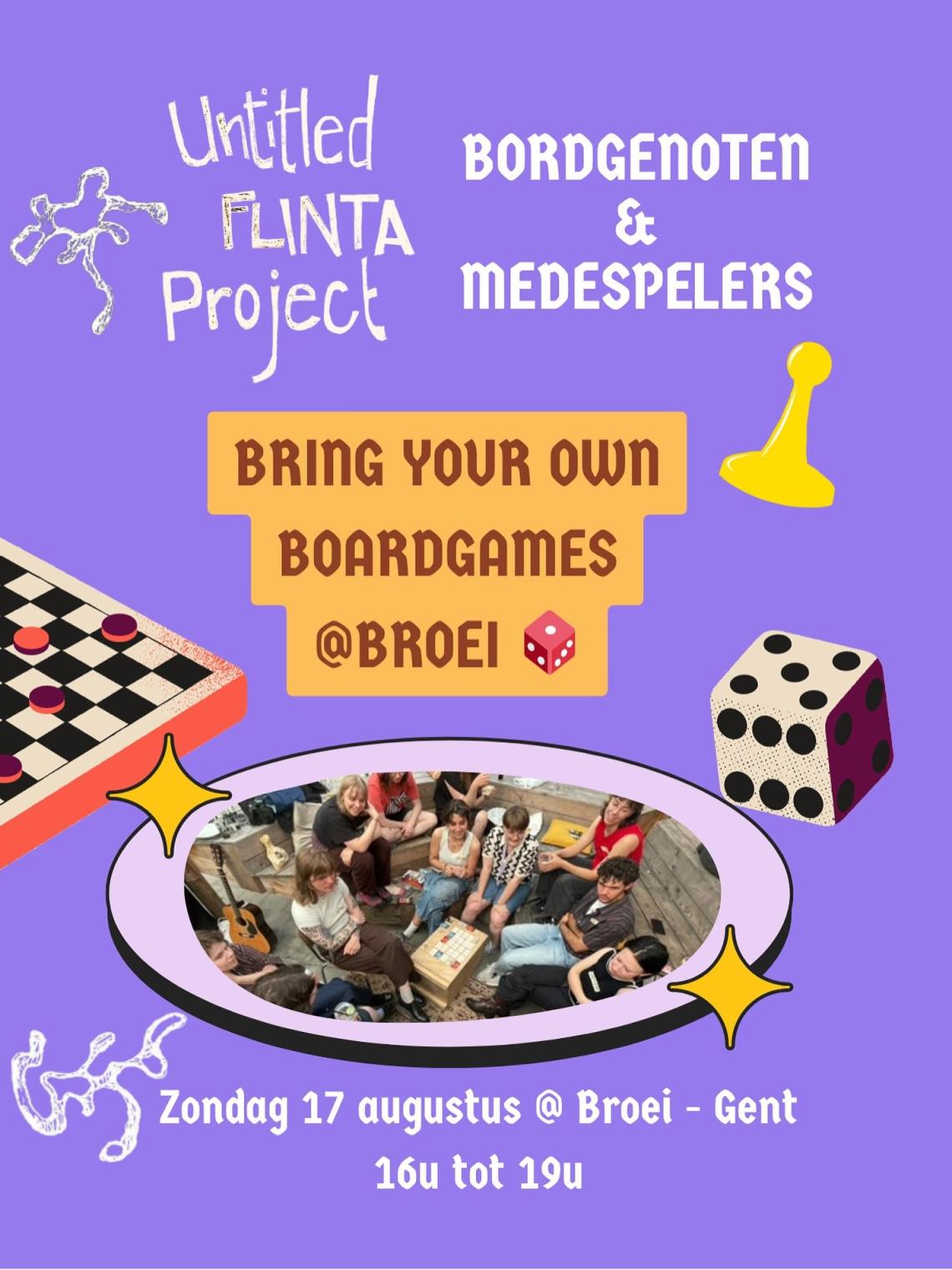 Untitled Flinta Project x Bordgenoten & Medespelers: Boardgame afternoon