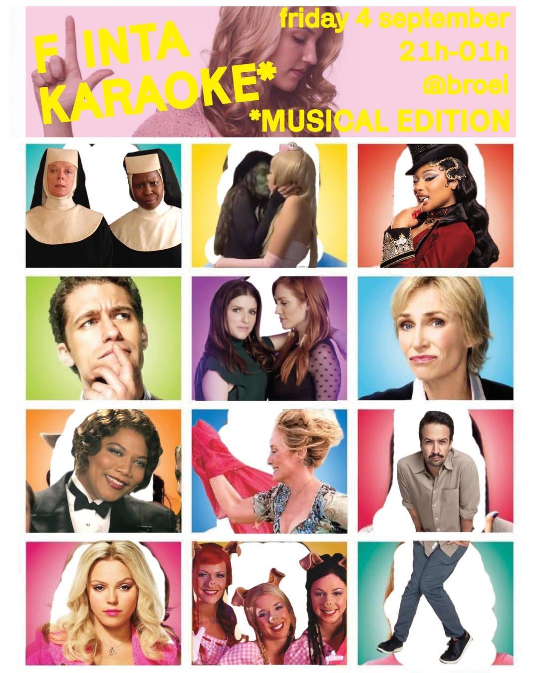 FLINTA karaoke: musical edition