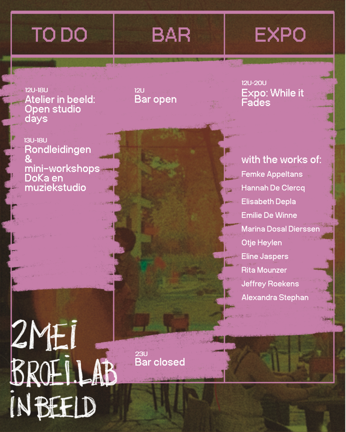 OPENINGSWEEKEND 2 MEI: broei.lab in beeld