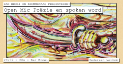 Open mic: poëzie en spoken word