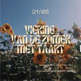 Viering van de zomer met taart