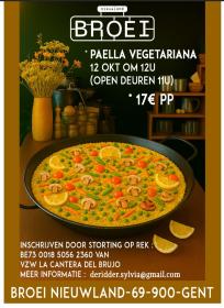 Veggie Paella // La Cantera del Brujo - Bar Broei