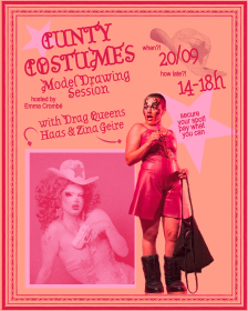 Cunty Costumes - Model drawing session