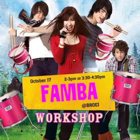 UFP x Famba percussion workshop